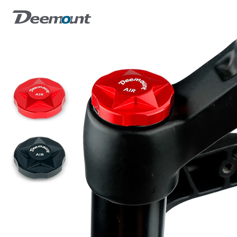 

Deemount Aluminum Alloy Bike Air Front Fork Top Cap Shock Absorption 8V1 Schrader Cover Bicycle Air Gas Valve Dustproof Lid