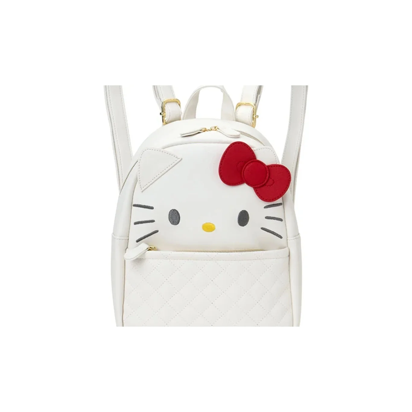 Afbeelding 6: Sanrio Hello Kitty Pu-rugzak dames wit 155322