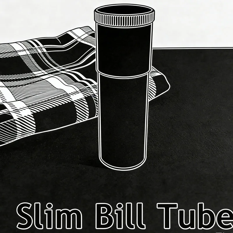 

Тонкий тубус для банкнот (латунь) Tenyo: реквизит для фокусов крупным планом, иллюзии, ментализм, комедия, магические трюки с появляющимися банкнотами в тубусе-замке