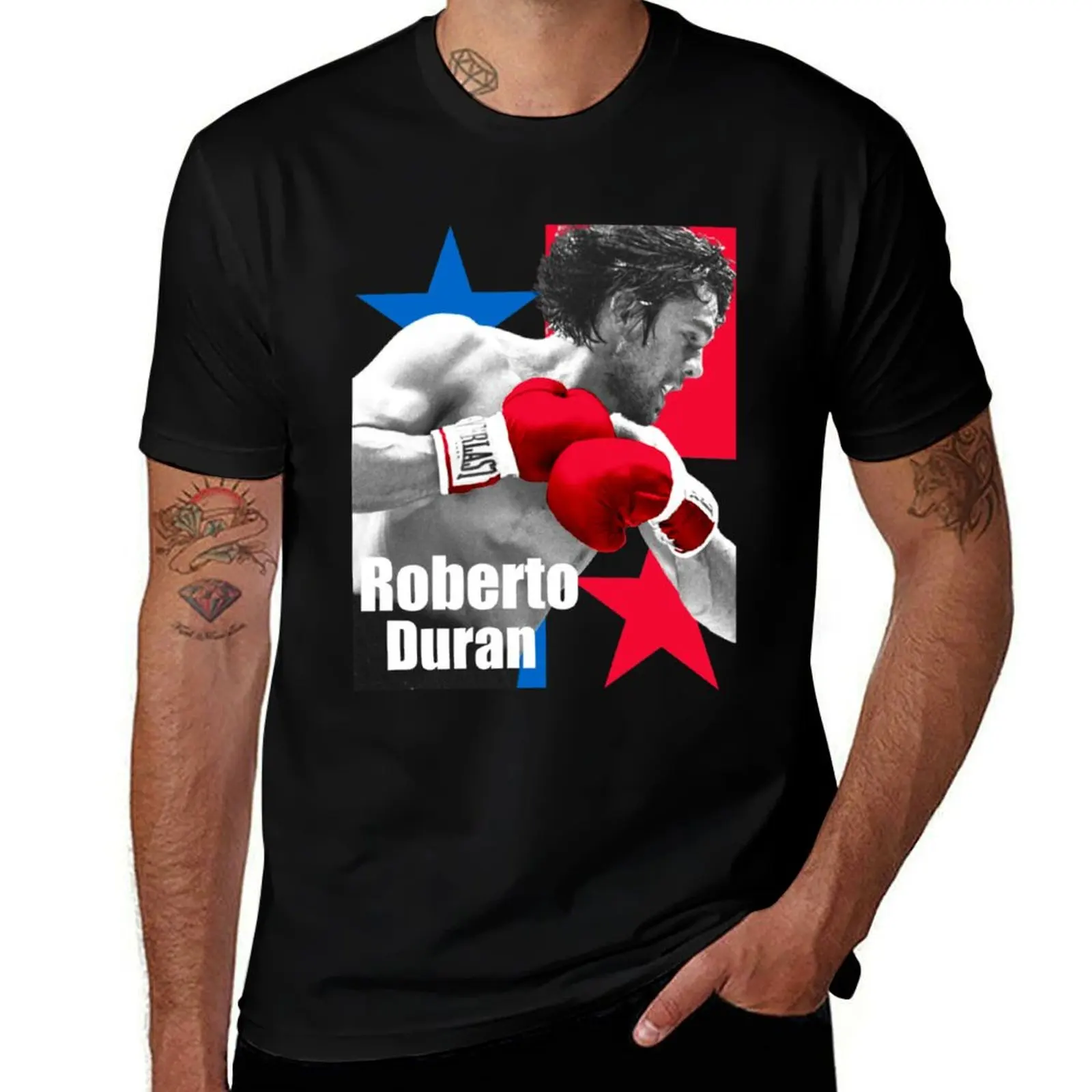 Dedicated to Roberto Duran T-Shirt man t shirts for men T-Shirt