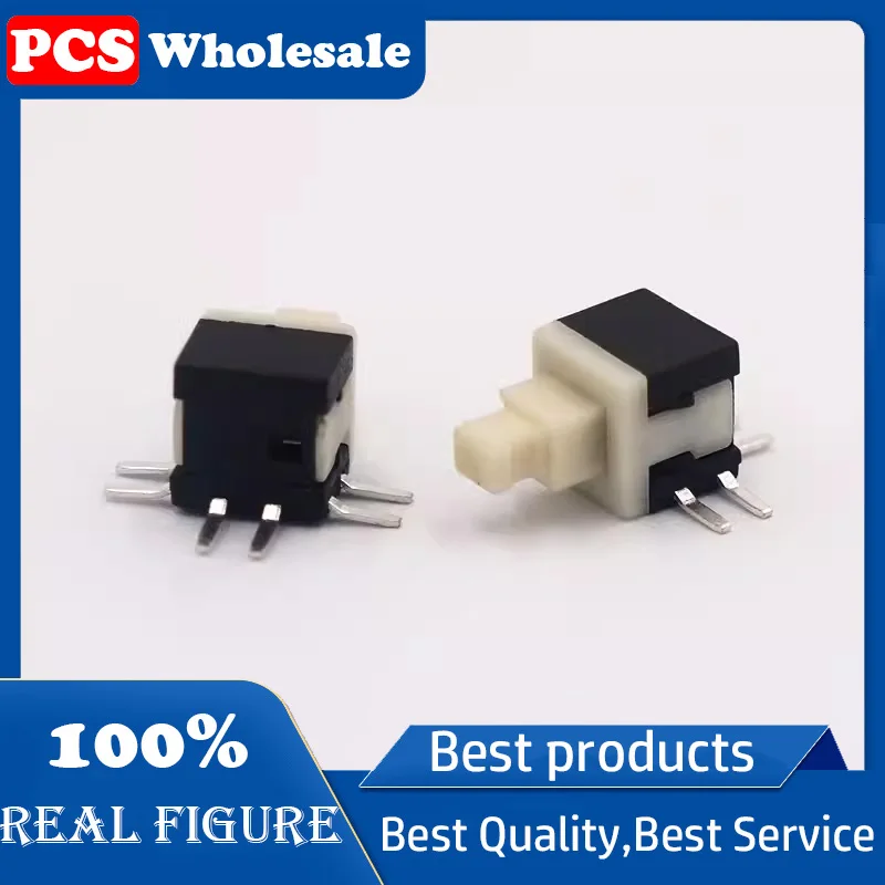 Interruptor de bloqueo automático, llave de doble fila, 6 pines, parche horizontal, inserción lateral, 5,8x5,8, 5,8x5,8