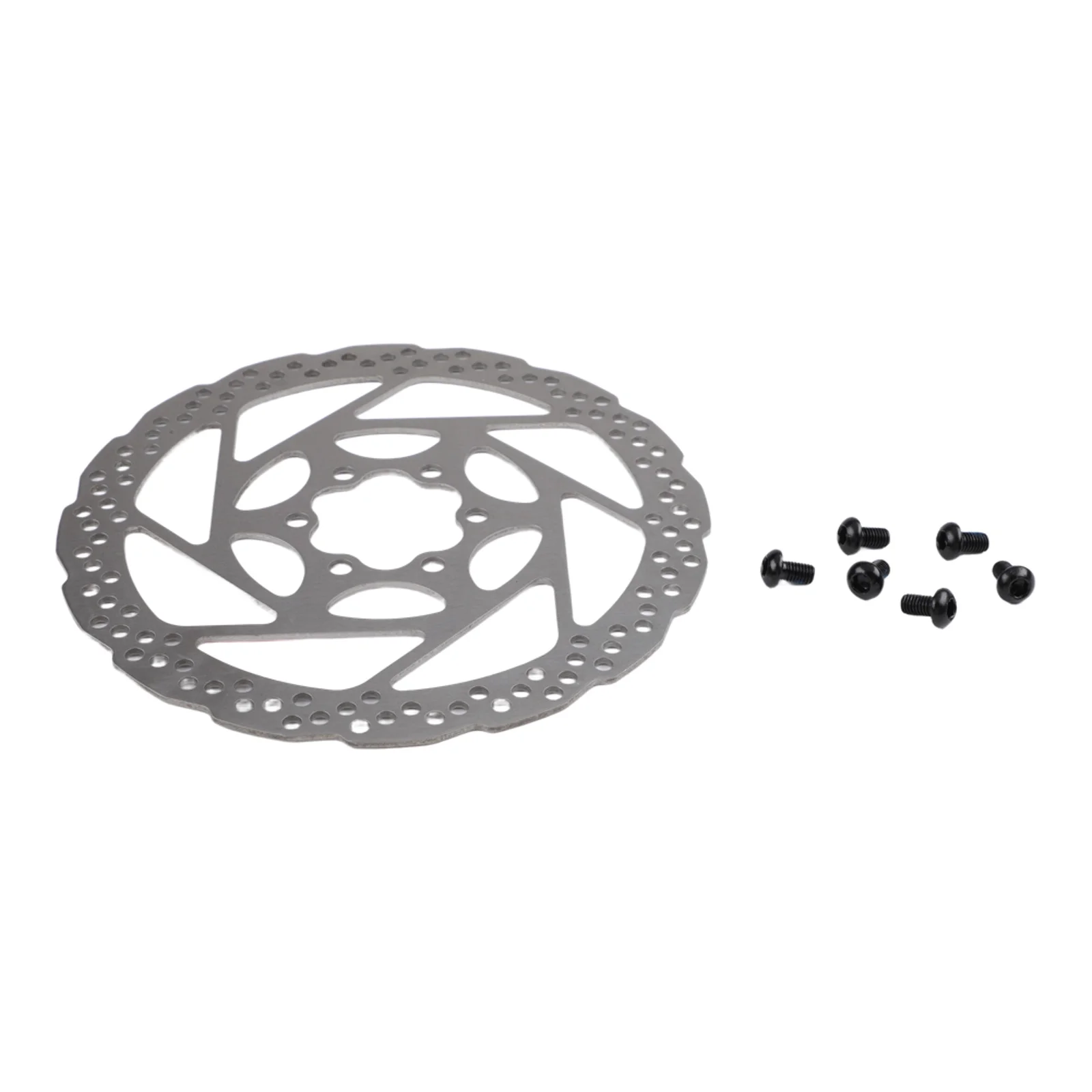 for Kukirin G2 Scooter Brake Disc 16cm Stainless Steel 6 Hole for Efficient Heat Dissipation and Steady Braking Control
