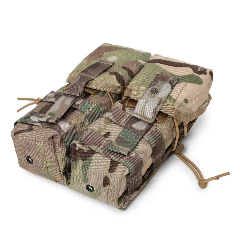 Russia EMR Single Double Magazine Pouch 5.56 7.62 Mag Holder MOLLE Mag Pouch For M4 AK Outdoor Paintball Hunting Gear - view 5