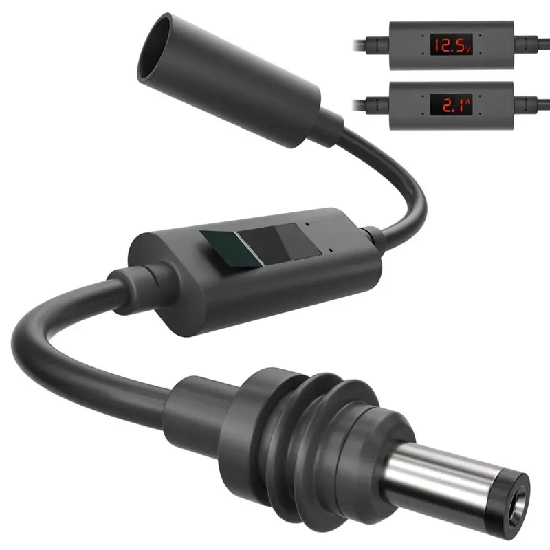 

ABKI-Standard Gen3 DC Male To Female Converter With Current And Voltage Digital Display For Starlink Mini Extension Cable