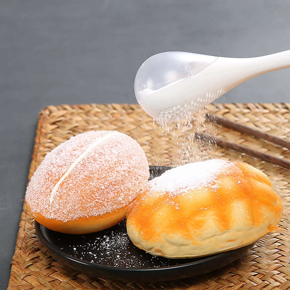 

2pcs Sifter Spoon Handheld Baking Flour Duster For Baking Flour Sifter Tool Kitchen Gadgets Non Rust Strainer Japanese Style