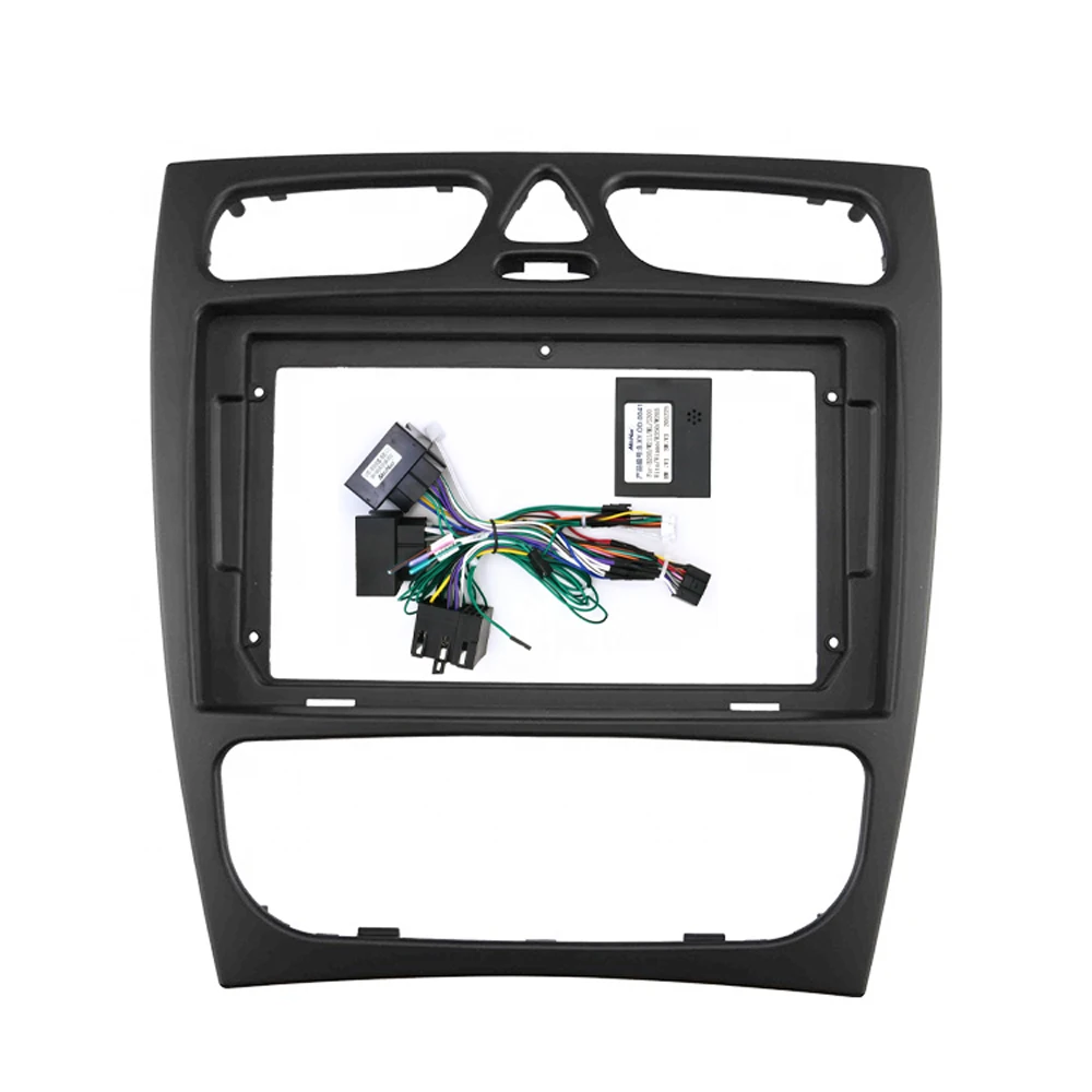 BAIXIN Car Radio Frame Kit Dash Panel GPS Fascia For Mercedes BENZ C-Klasse W203 CLK-klasse W209 G-klasse W463 Vito Viano W639