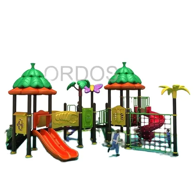 Cheap Large Plastic Exercise Playground Equipment Outdoor Park Slides for Kids Outdoor