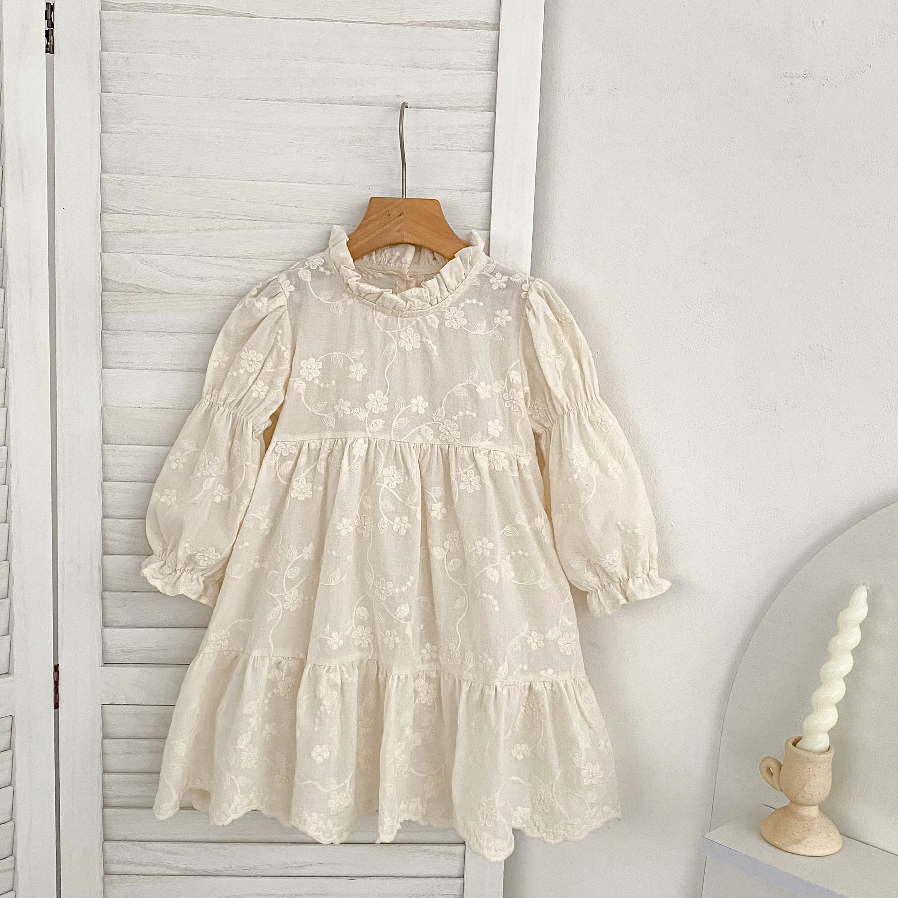 Neue Herbst 0-6Yrs Schwester Kleid Mädchen Party Kleid Baby Mädchen Stickerei Strampler Schwester Geburtstag Party Baumwolle Kinder Prinzessin Kleider – Detail 29