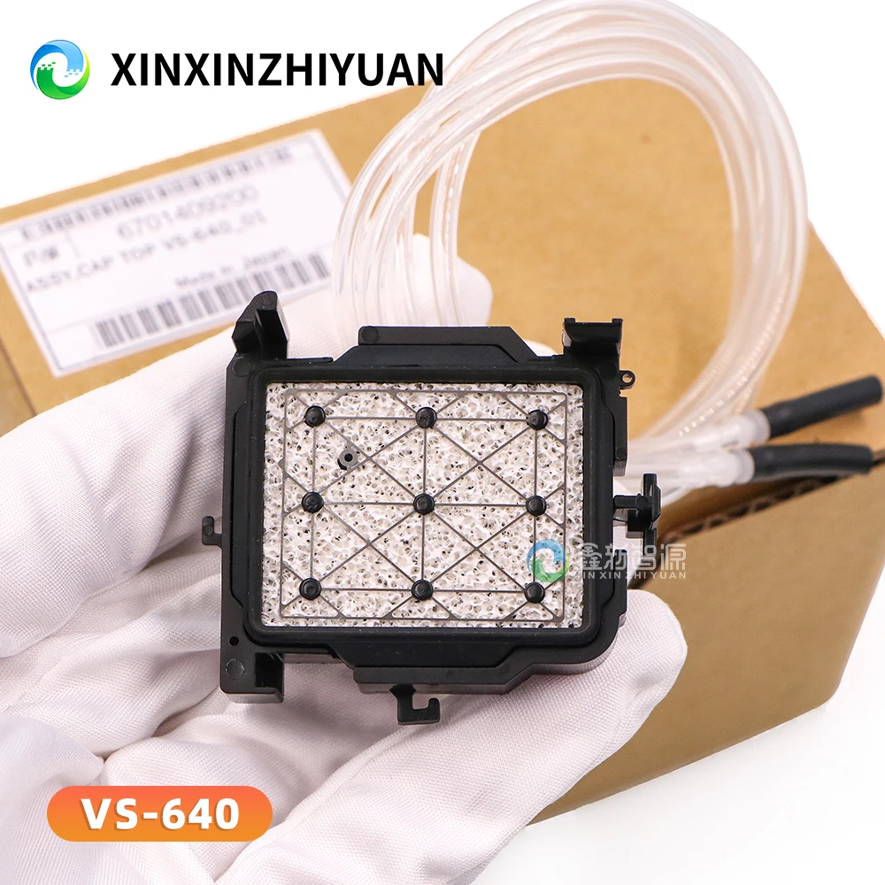 Original roland vs-640 tampa de tinta superior assy dx5 dx7 cabeça impressão estação tampando tinta para RA-640 RE-640 vs-300 vs540 impressora