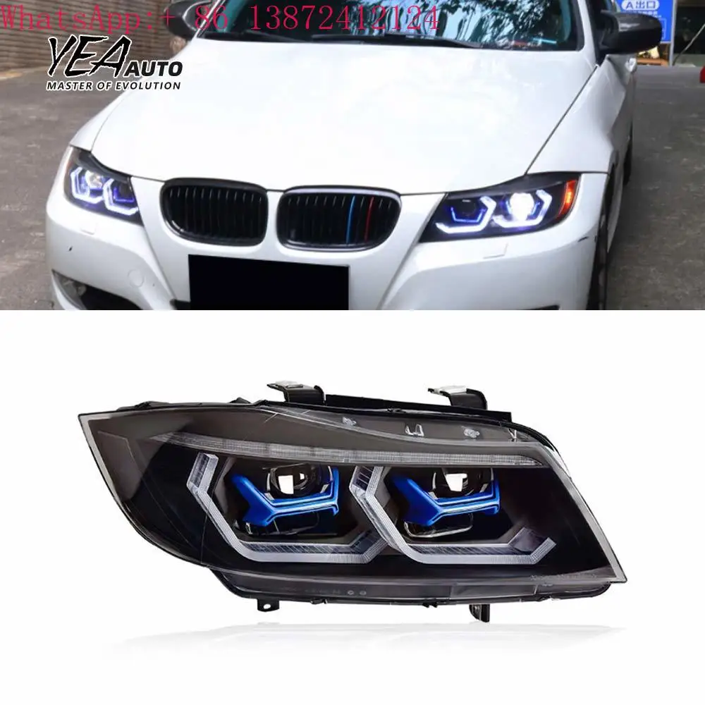 

Modified Head Light LED Front Lights for bmw 3 Series E90 E91 RGB Headlight Car Accessories 2005 - 2013 for E90 Laser Headlights