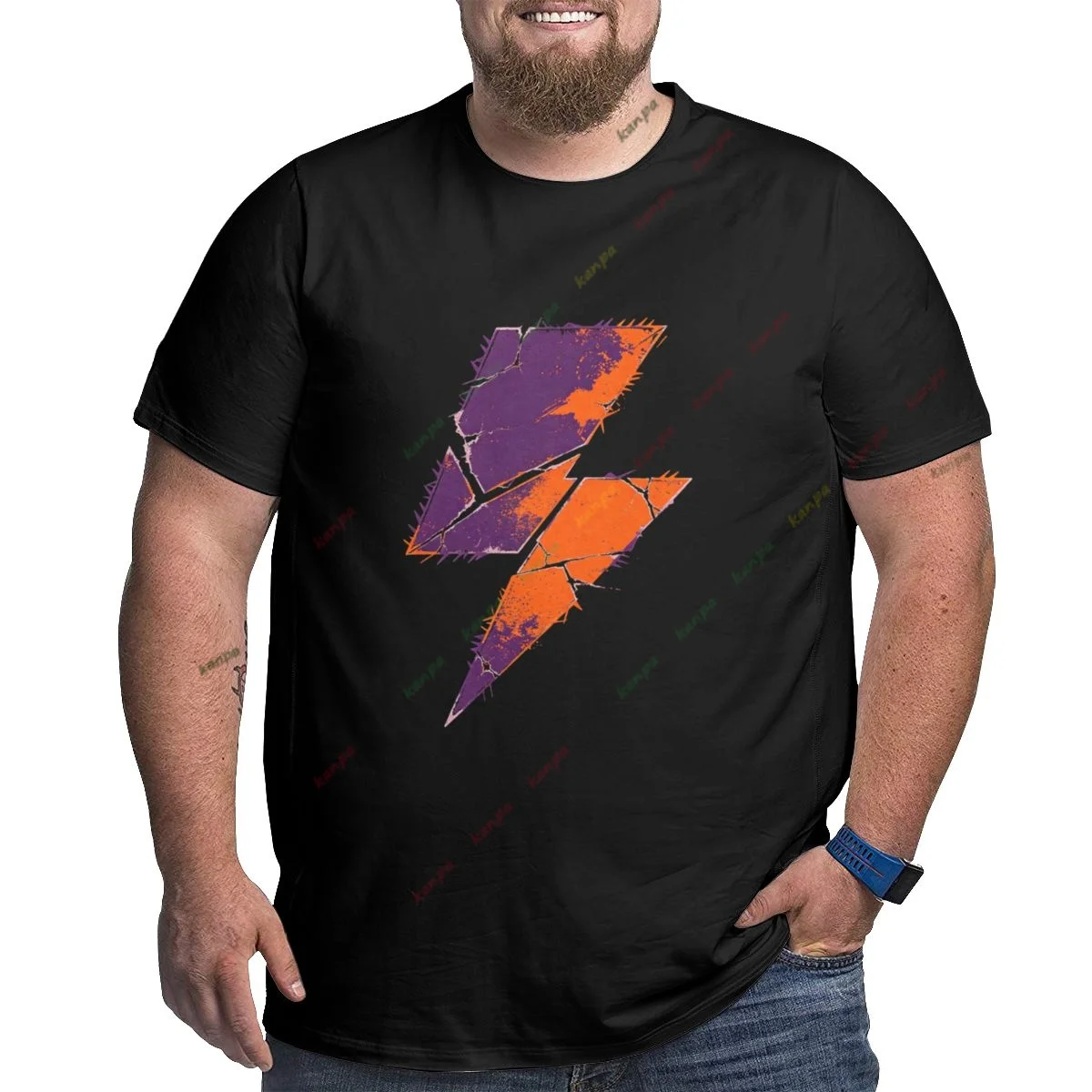 Men's Vintage 80s Action Movie Graphic T-Shirt Lightning Flash Crossbones Pirate Print Loose Fit Retro Summer Top 6xl 5xl