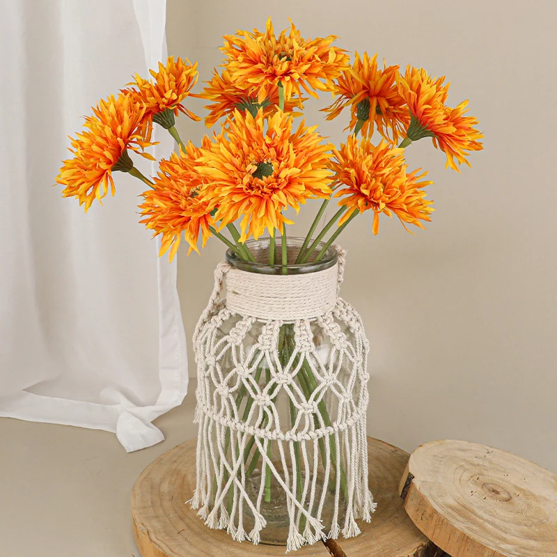 Decoratieve Gerbera kunstbloemen Niet-vervagende realistische bloemstuk Simulatie Gerbera Home Decor