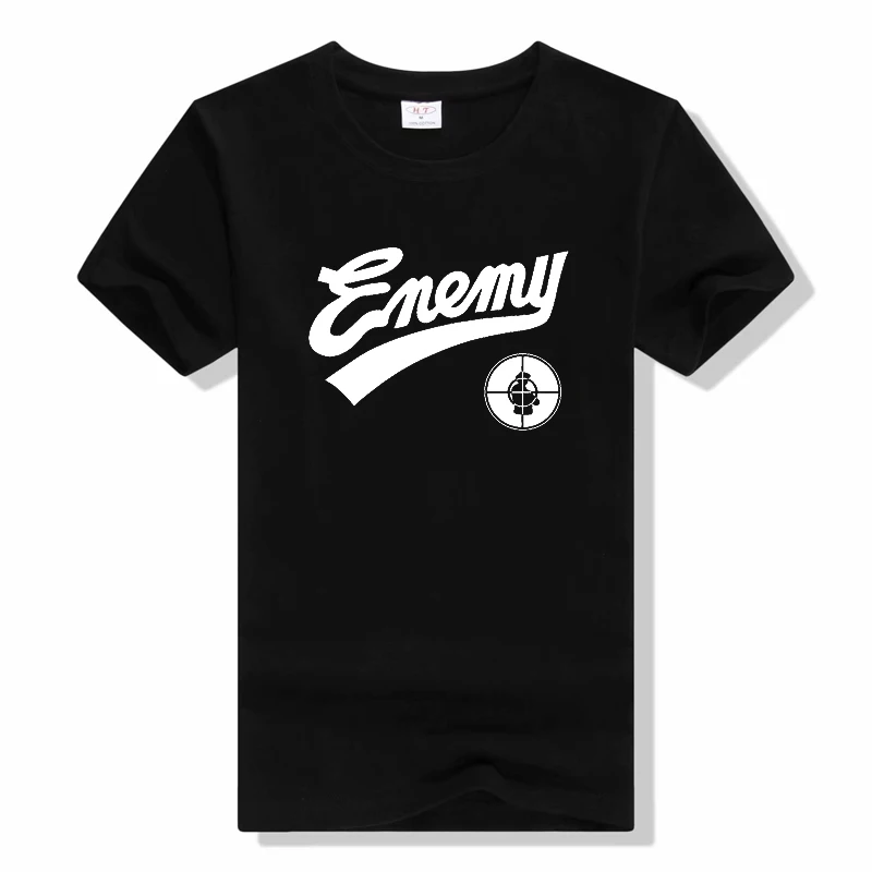 Fun Summer Style US Rap Team Public Enemy T Shirt fashion Cotton T-shirt Short Sleeve Casual Hip Hop Tees