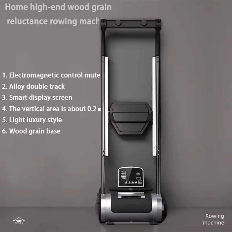 MIYAUP أجهزة لياقة بدنية الدهون فضفاضة ذكية المقاومة المغناطيسية آلة التجديف التمارين الرياضية المنزلية البطن طوي التجديف