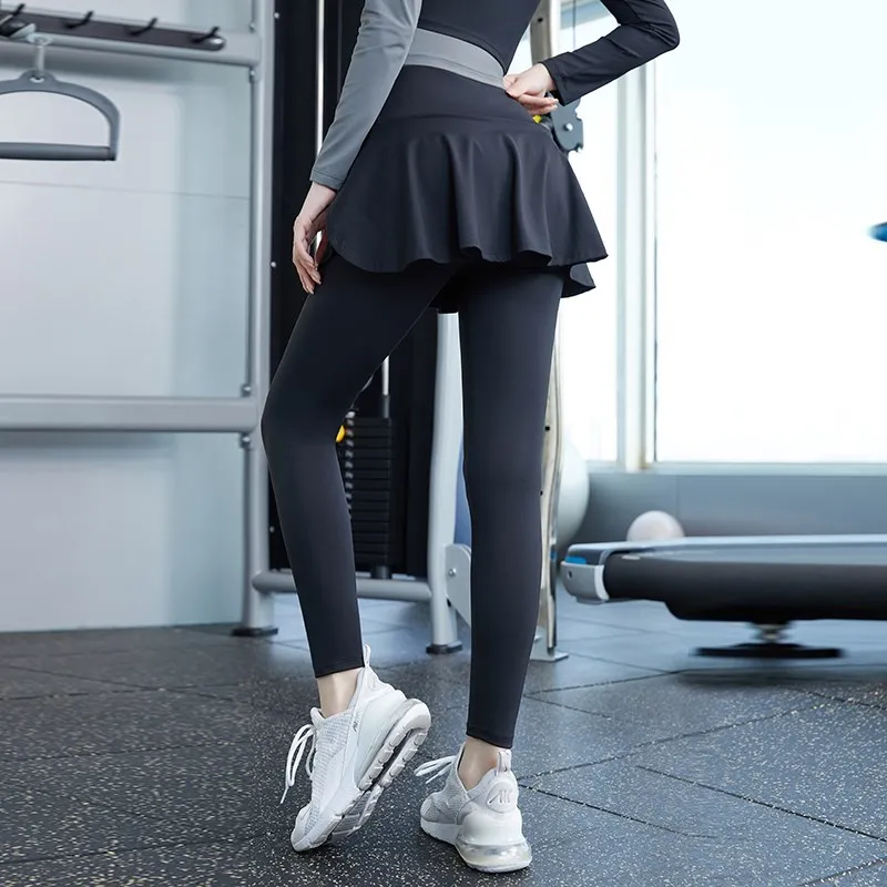 

Women High Waist Legging Winter Warm Leggings Thick Velvet Pants Fashion Solid 2 In 1 Double Layer Autumn Leggings With Fleece