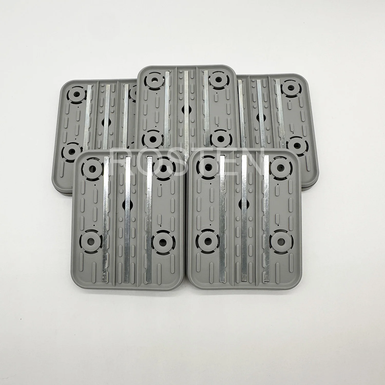 5pcs 140*115*17mm Rubber Pad with Steel for Anderson PTP CNC Machining Center Vacuum Block Suction Cup Plate