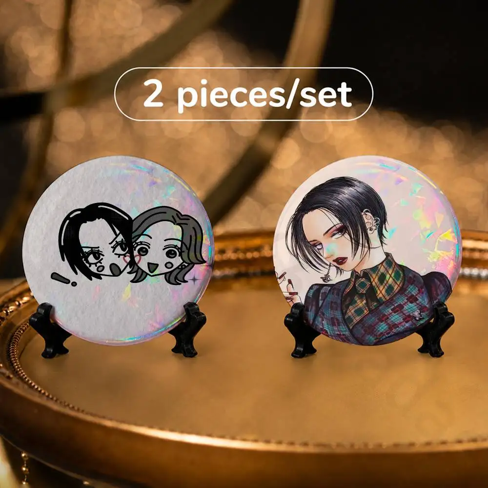 Anime N-Nana Pins 58mm Cute Cartoon Badge Handmade Brooches for Backpack Accessories Jewelry Gifts view 3