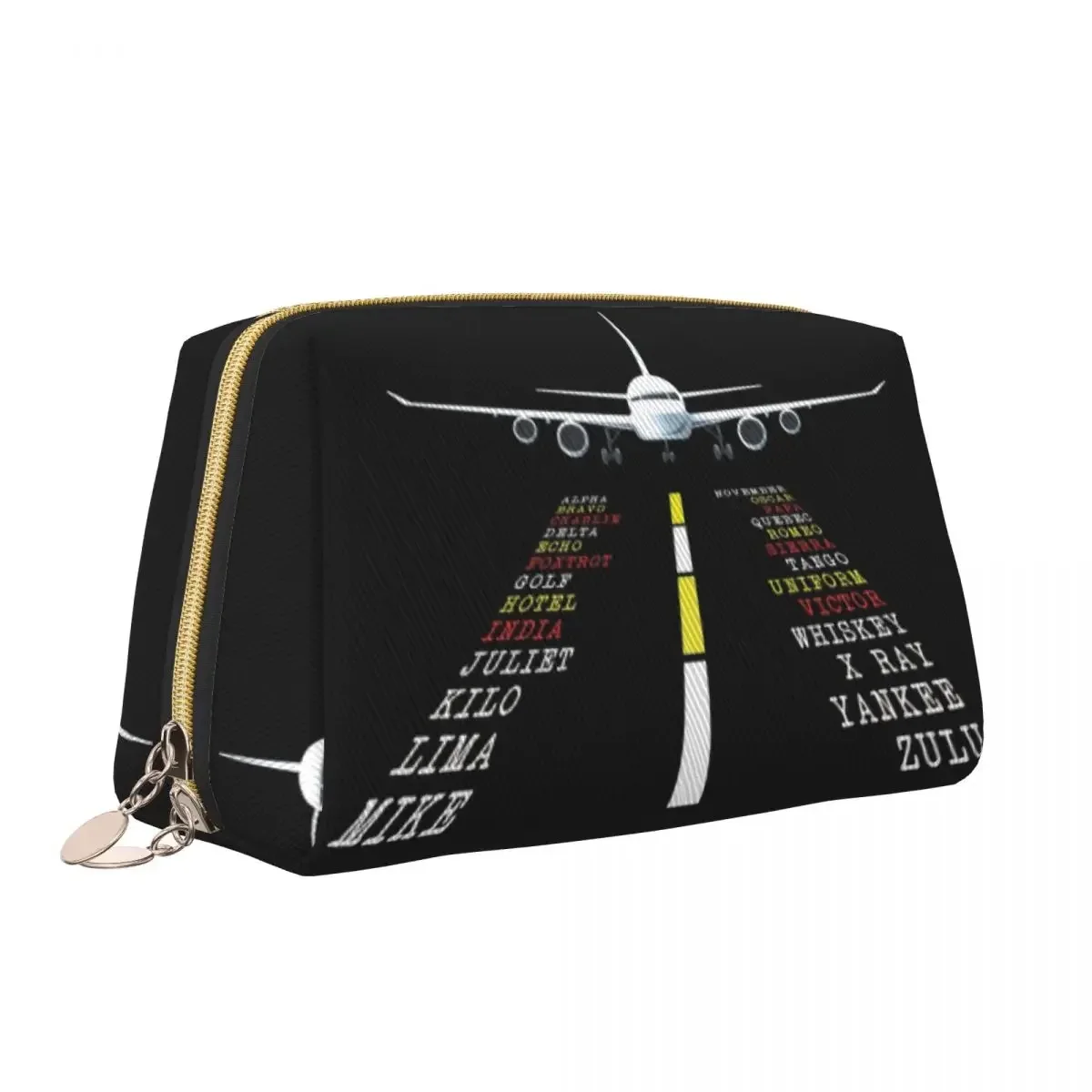 Trousse de Toilette pour Femme, Kit de Rangement de miles, Maquillage, Cosmétique, Hélicoptère d'Aviation, Cockpit, Pilote, Avion