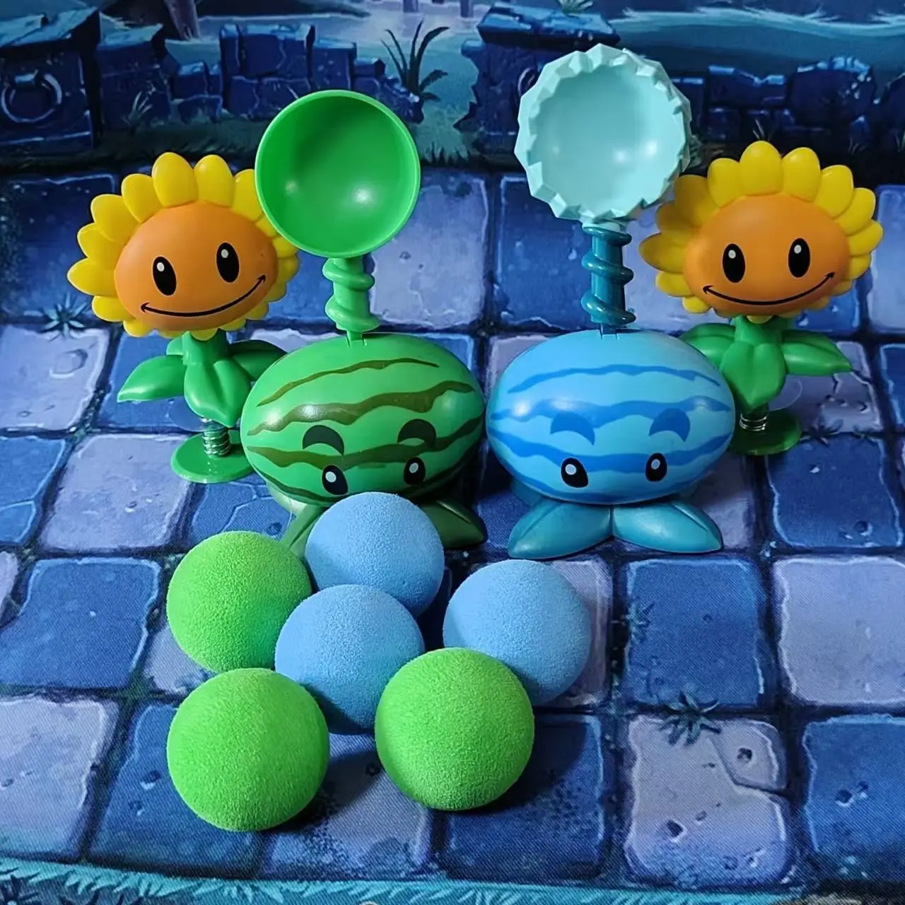 Nieuw type planten om zombie-watermeloenen te vechten - schietspel - rollenspelmodel - kinderspeelgoed - geschikt cadeau voor kinderen