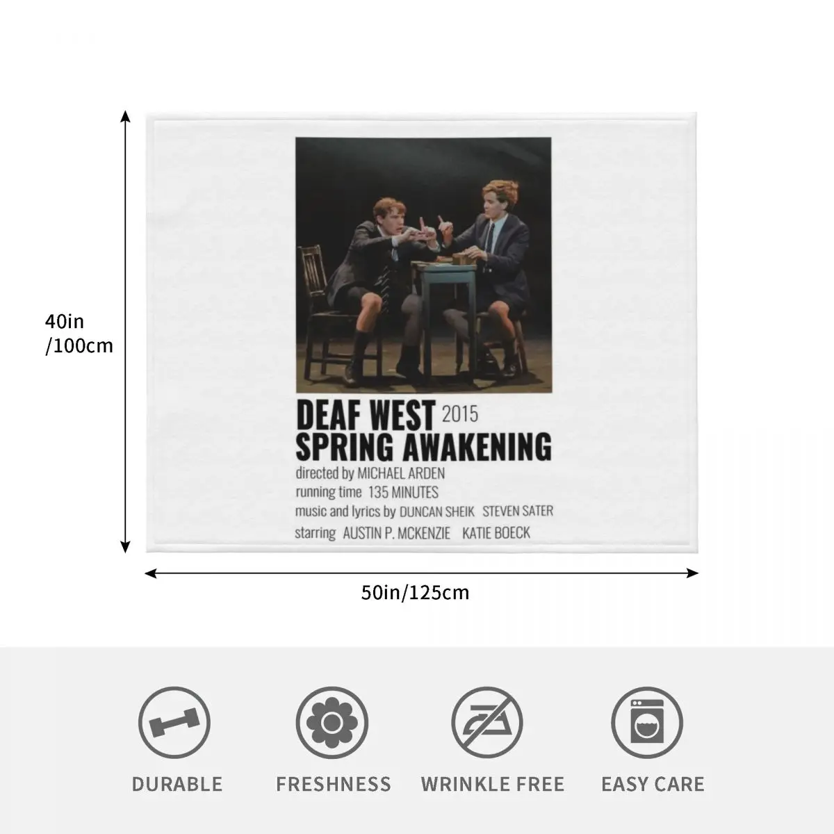 DWSA الموسيقية المشارك رمي بطانية مخصص الطفل الفانيلا الفانيلا النسيج البطانيات