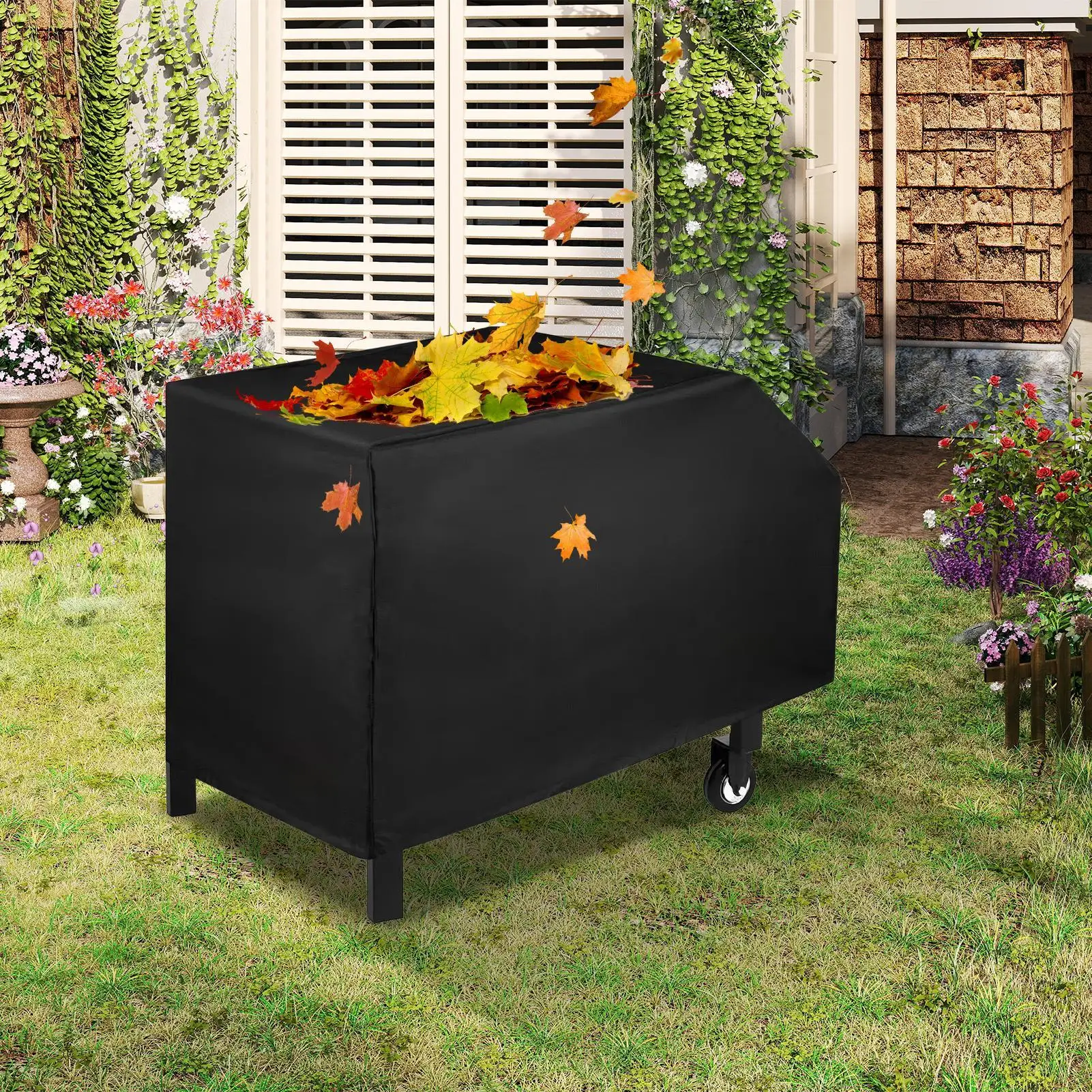 

Ткань Оксфорд, уличный чехол для гриля для барбекю, пылезащитный, водонепроницаемый, защита от УФ-лучей, защита от дождя, чехол для барбекю для гриля