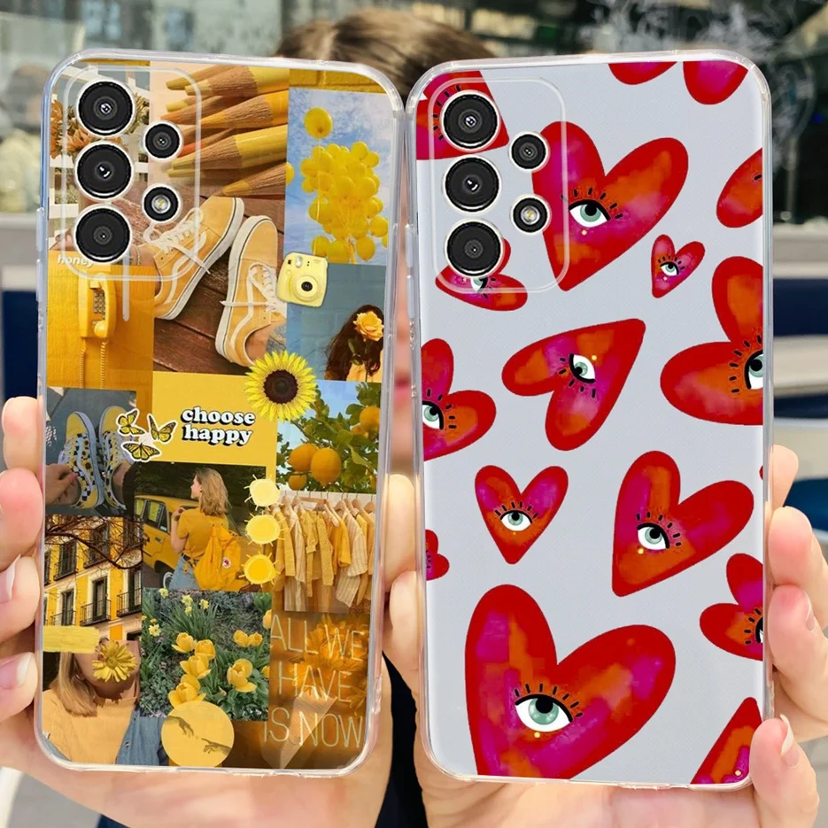 Dla Samsung Galaxy A32 4G przypadku nowa moda malowane pokrywa miękka TPU etui na telefony dla Samsung A32 A 32 GalaxyA32 5G tylna pokrywa zderzak — zdjęcie 7