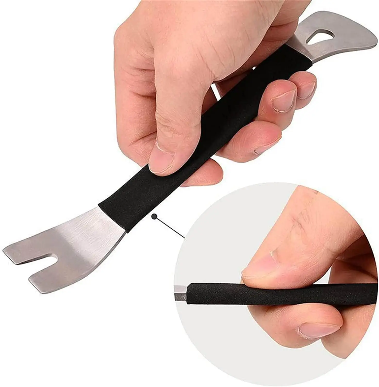 1Pcs Auto Metall Trim Removal Tool Set Für Tür Panel Dashboard Navigation Installer Auto Innen Außen Ersetzen Zubehör