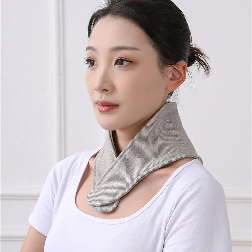 New Warm Neck Warmer Solid Color Soft Neck Protector with Pocket Neck Cover Autumn Winter image 3