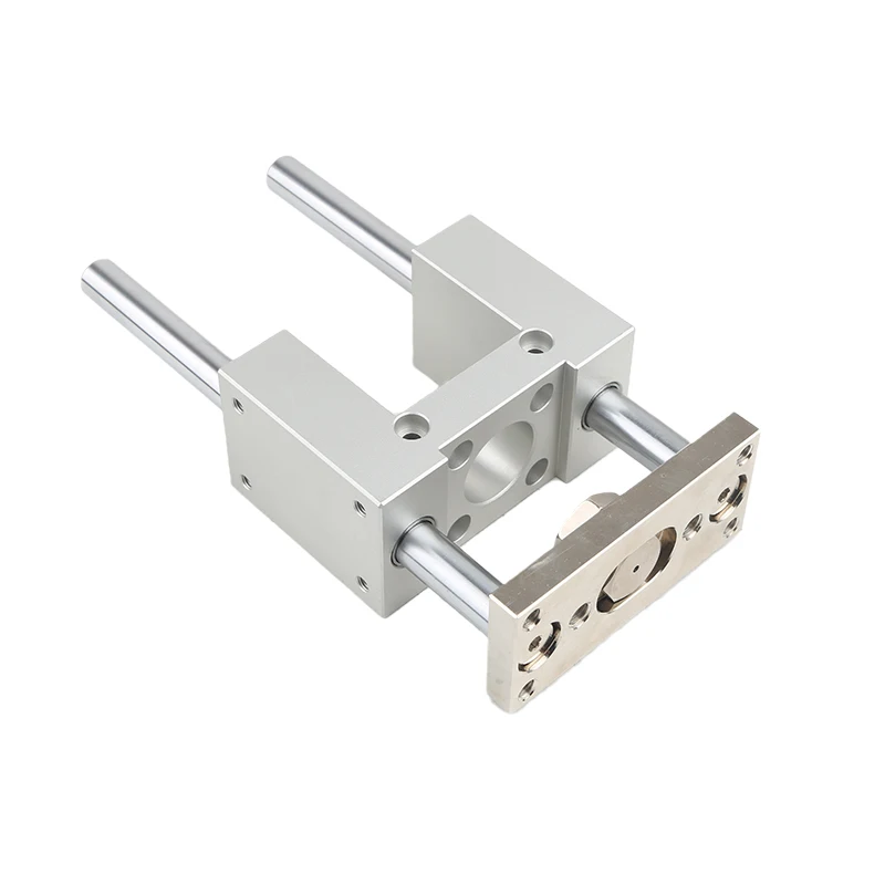 SC Standardzylinder Drei-Achsen-Drei-Führungs-Zylinder Führungsrahmen Pneumatischer Führungsständer SC32 40 50 63-50 75 100 200 300 400 500 – Detail 1
