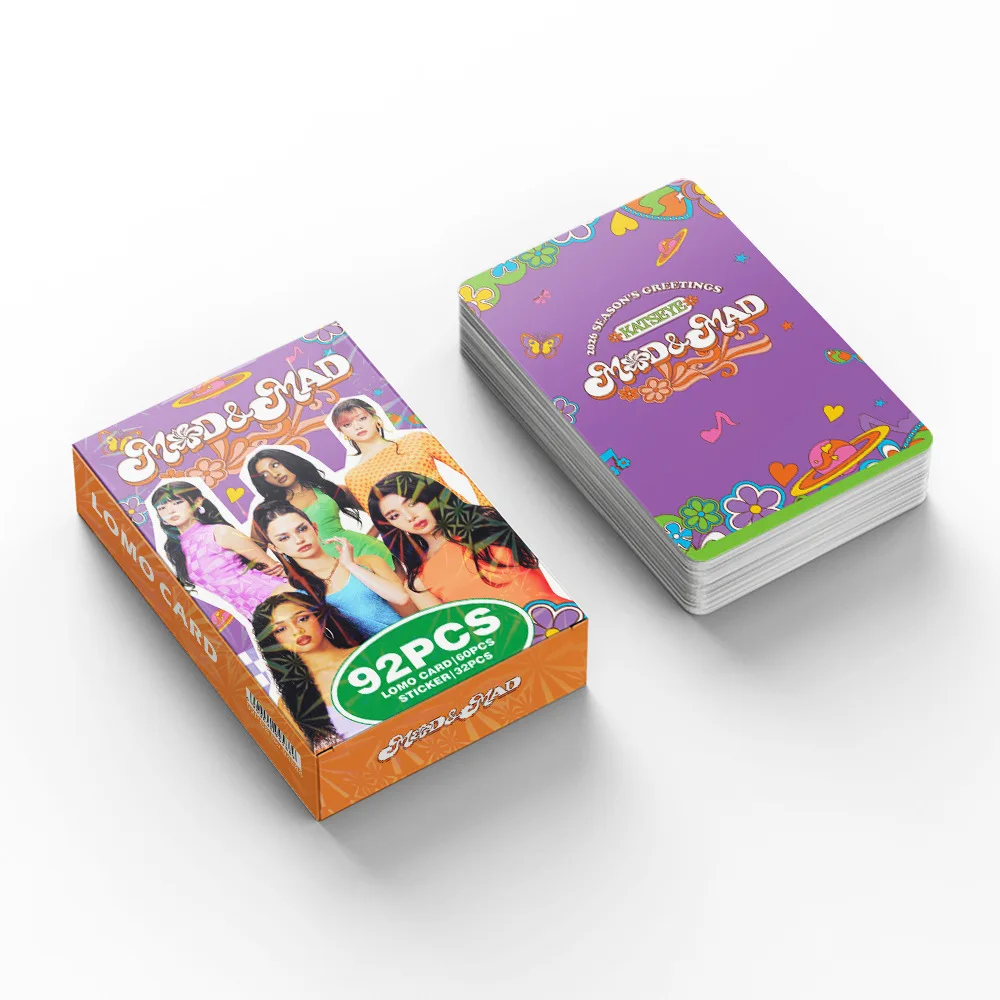 การ์ดโลโม่ 92 ชิ้น/ชุด ไอดอล KATSEYE ซีรีส์ใหม่ 2026 ซีซั่นกรีติ้งส์ สติกเกอร์ ดานิเอลา ยุนเช ลาร่า โซเฟีย แมนอน เมแกน ของขวัญสำหรับแฟนคลับ