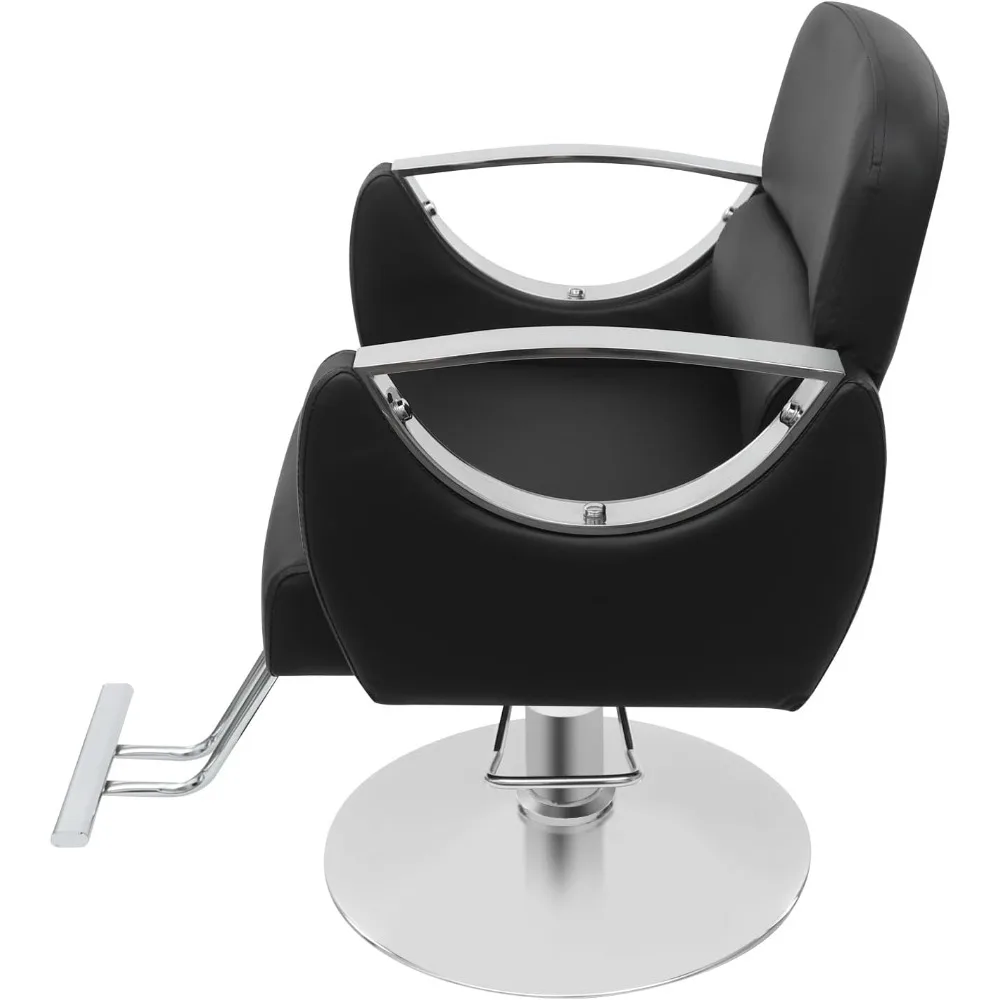 كرسي حلاق هيدروليكي دوار 360 درجة لصالونات الشعر والتجميل، مثالي للتصفيف وجلسلات الوشم #5