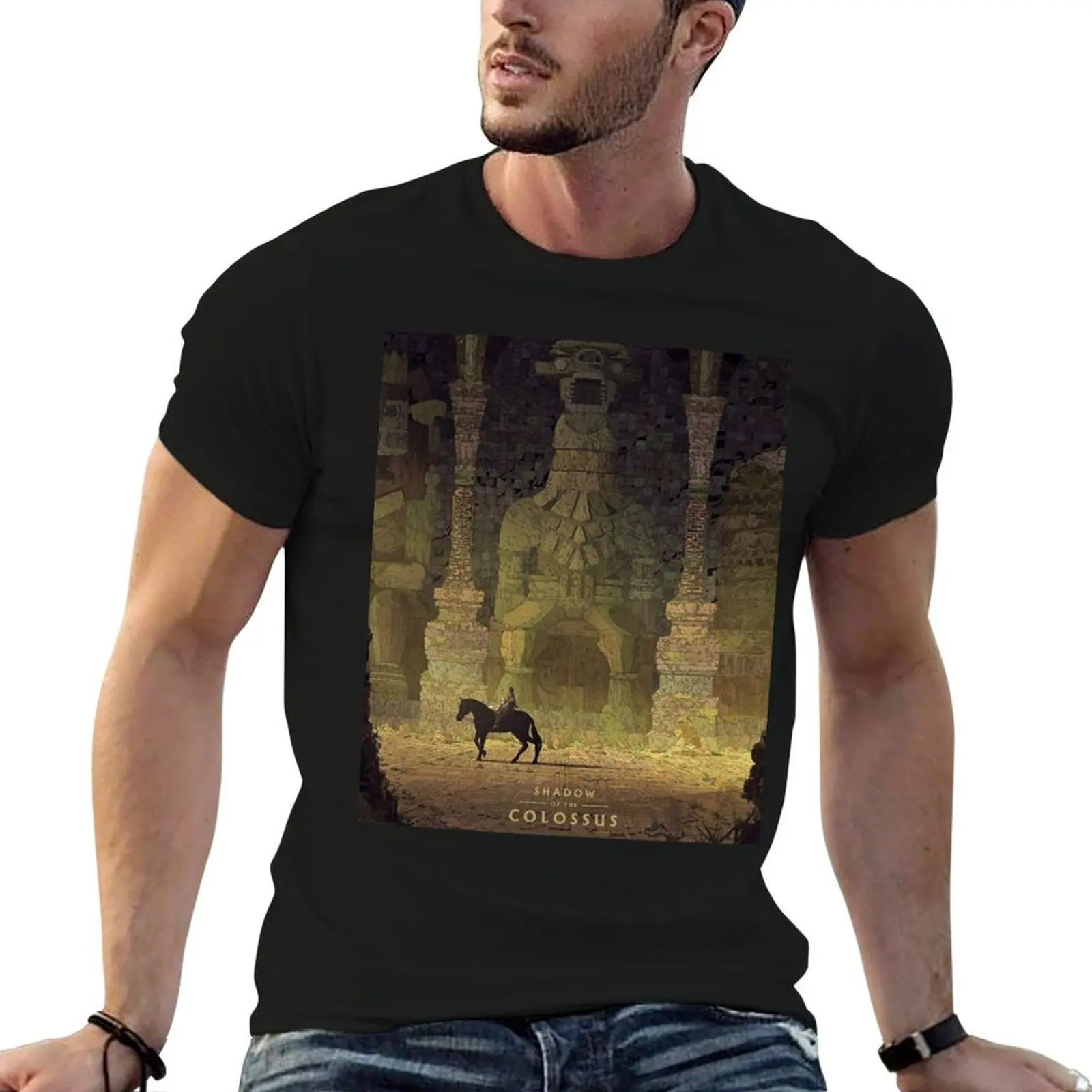 

Shadow Of The Colossus T-Shirt g man t shirts for men t shirt men 100% cotton luxury brand T-Shirt