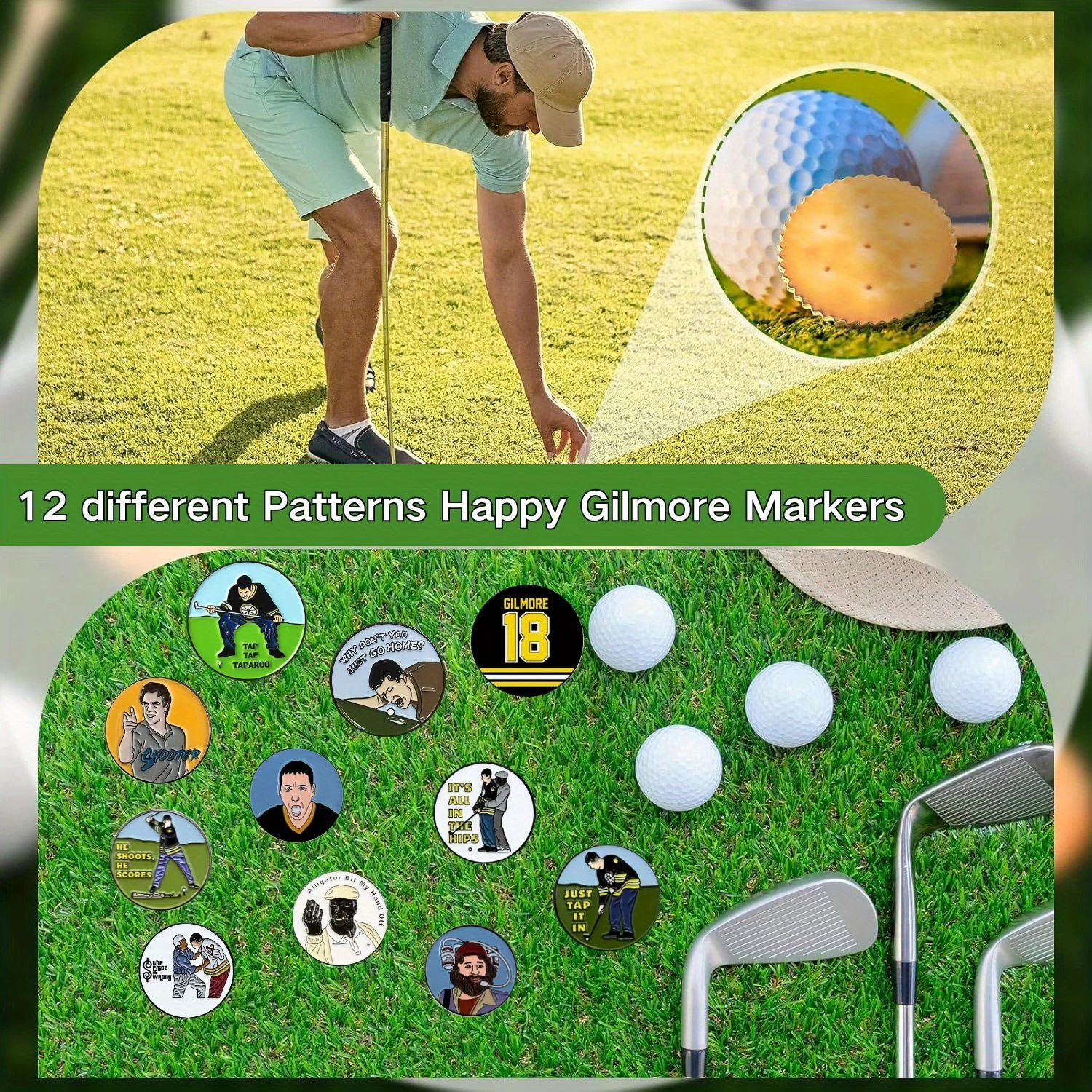 Thumbnail 2 - #10 New Golf Ball Markers Arrivals