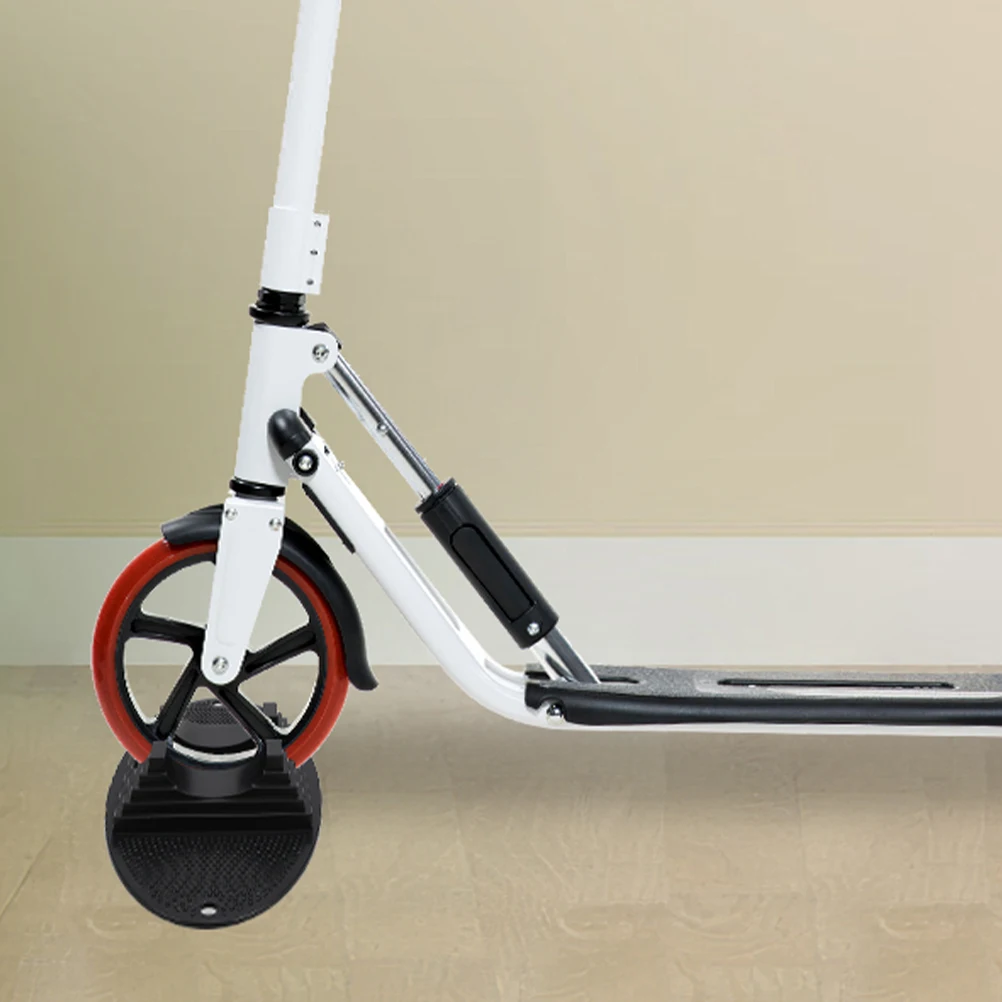 

Portable Scooter Stand Black Plastic Wheel Pad for Kids Bicycles Skateboards Balance Cars Parking Support Accessories Outdoor