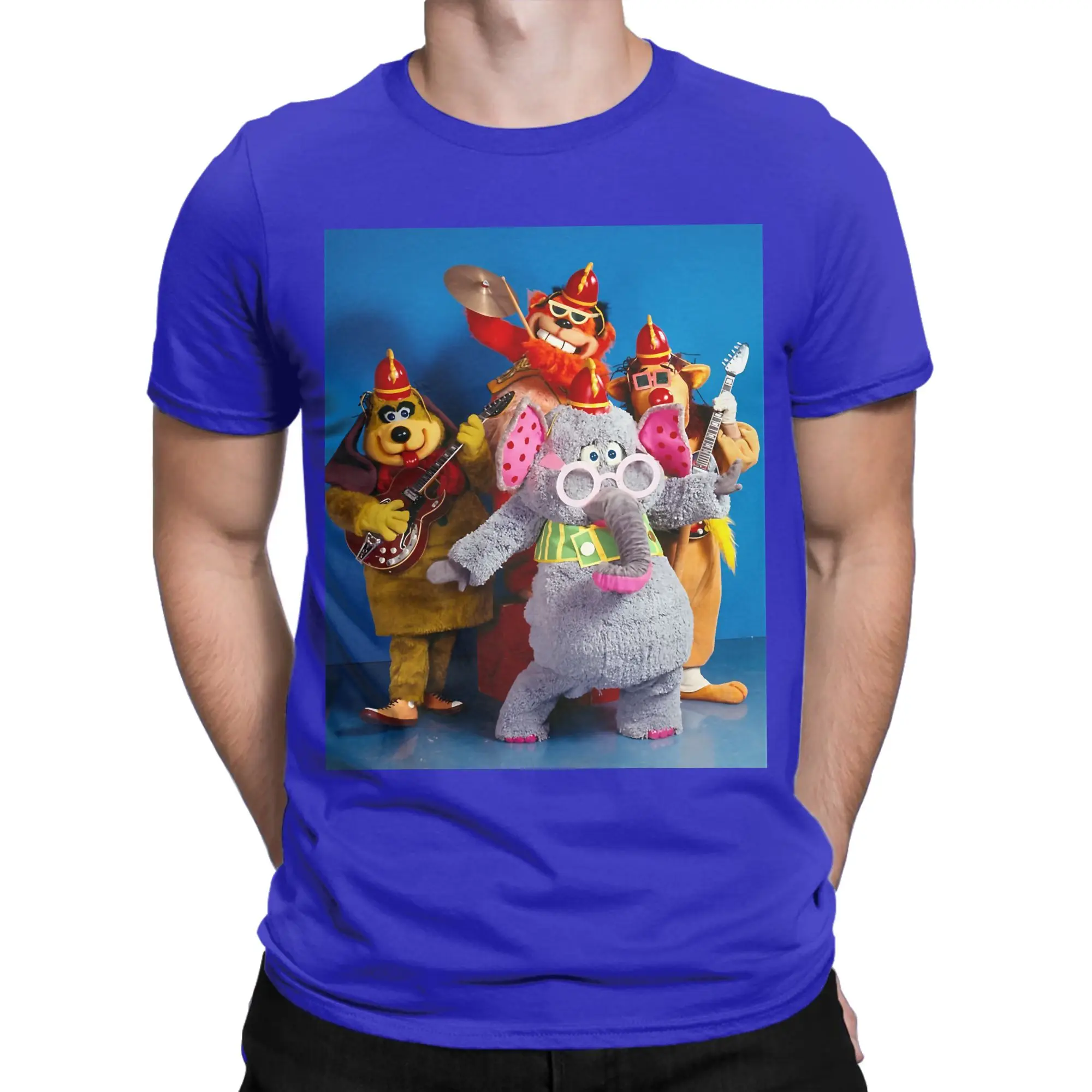 Banana Splits Gang T-Shirt Men 100%Cotton Tops Shirts Retro  Round Neck Short Sleeve