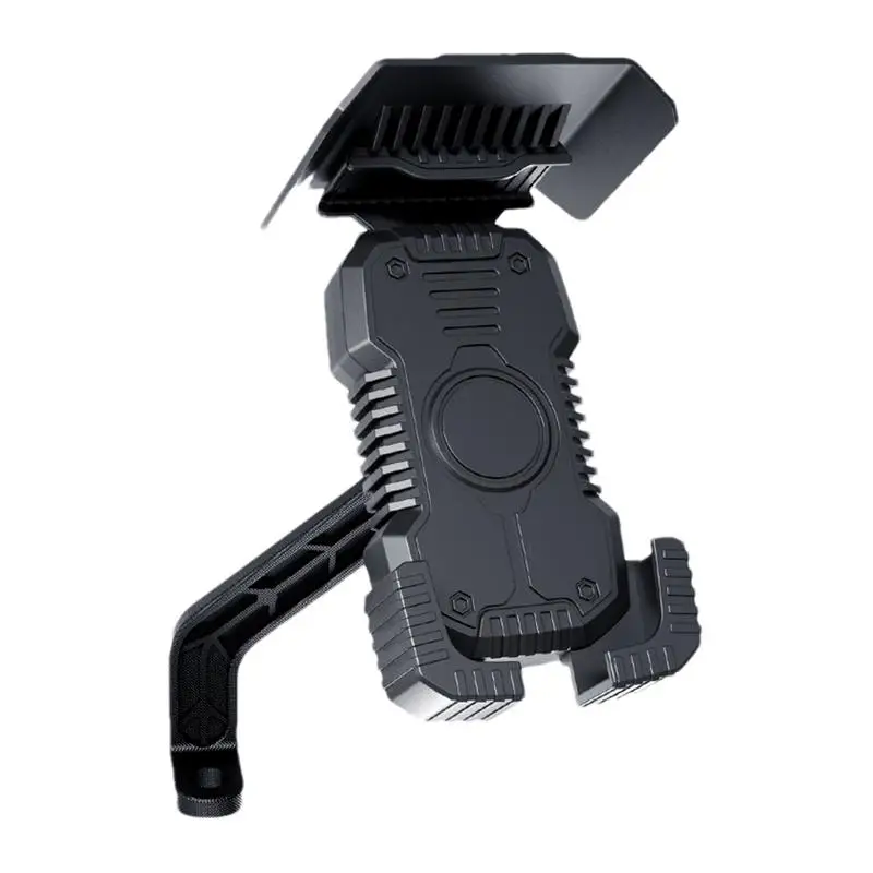 

Motorcycle Phone Mount Handlebar Cell Phone Clamp Easy Install Adjustable Stable Motorcycle Phone Holder With Sunshade For Cell