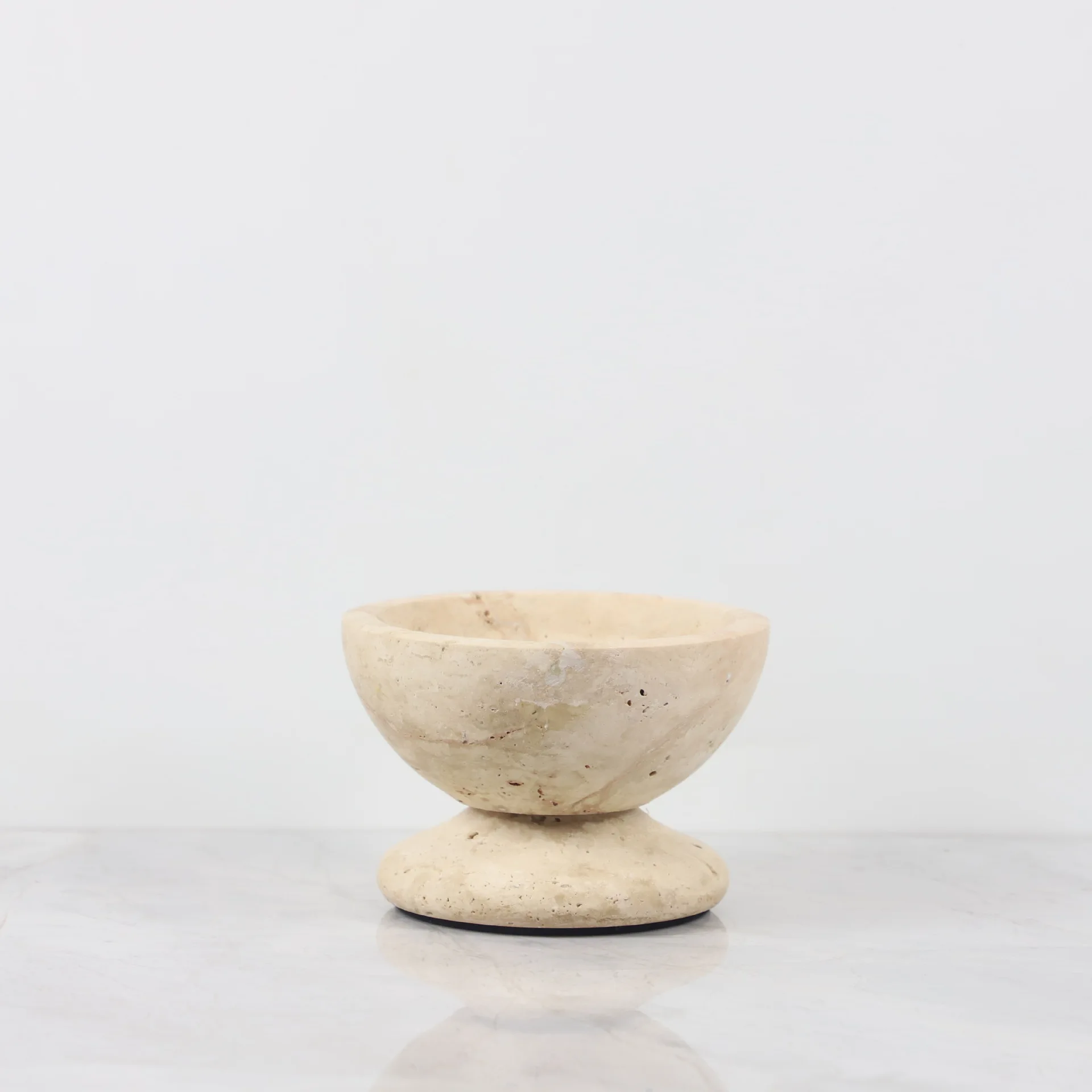 Nordic Wabi Sabi style natural yellow cave stone aromatherapy cup incense burner living room foyer home decoration aromatherapy