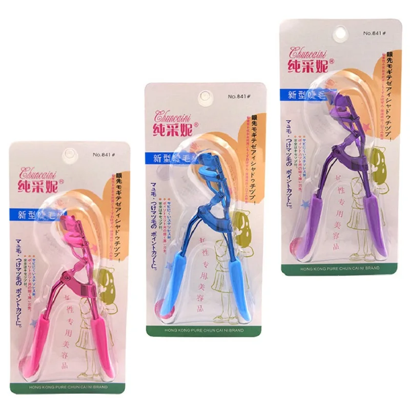 1pc Eyelash Curler Makeup Beauty Tools Long Lasting Lashes Curling Applicator Colorful False Lashes Clips Not Hurting Eyelashes