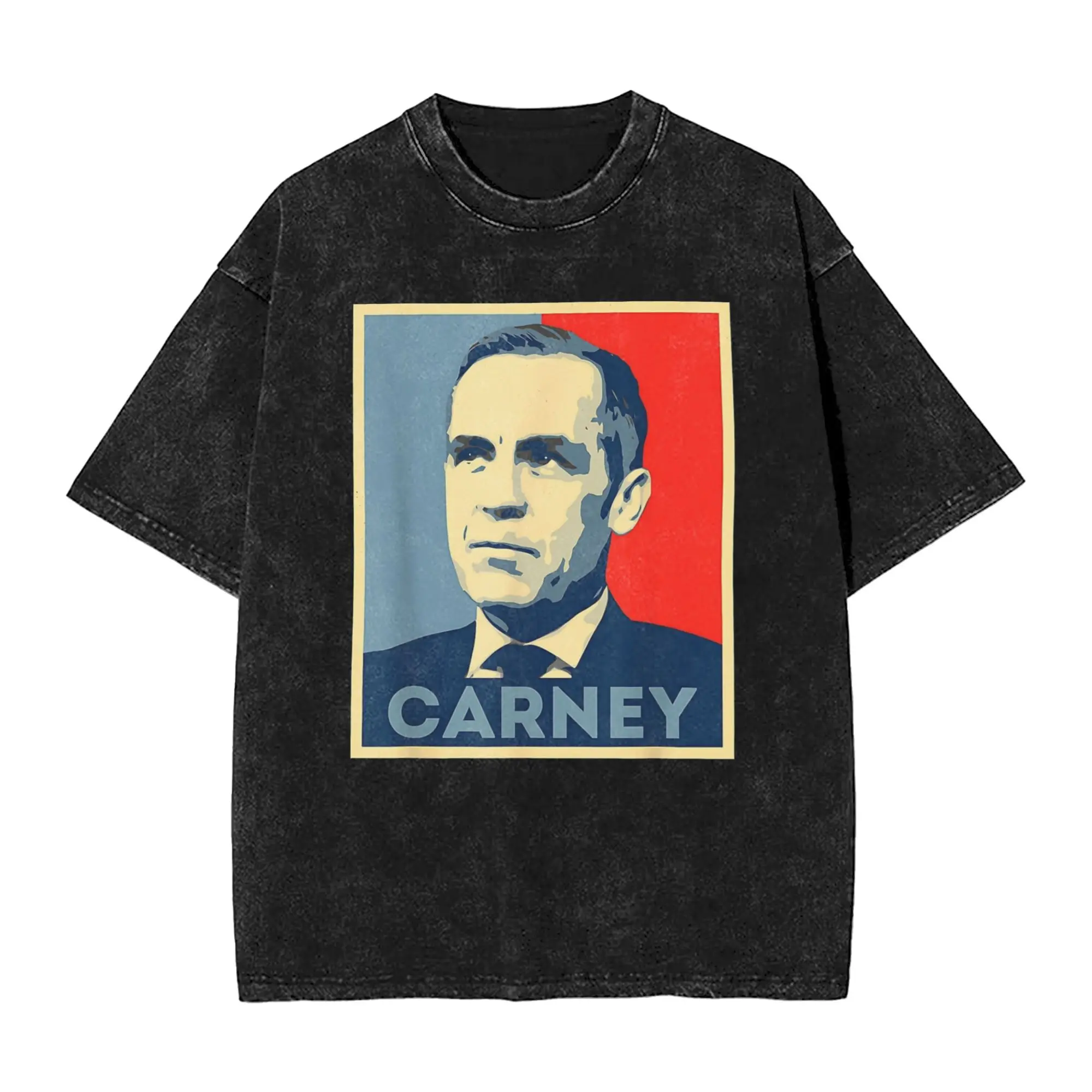 

Carney Canada Election Vote 2025 Mark Carney Washed T Shirts Men Women Summer O-Neck Fashion Tee Shirt Oversized Clothes