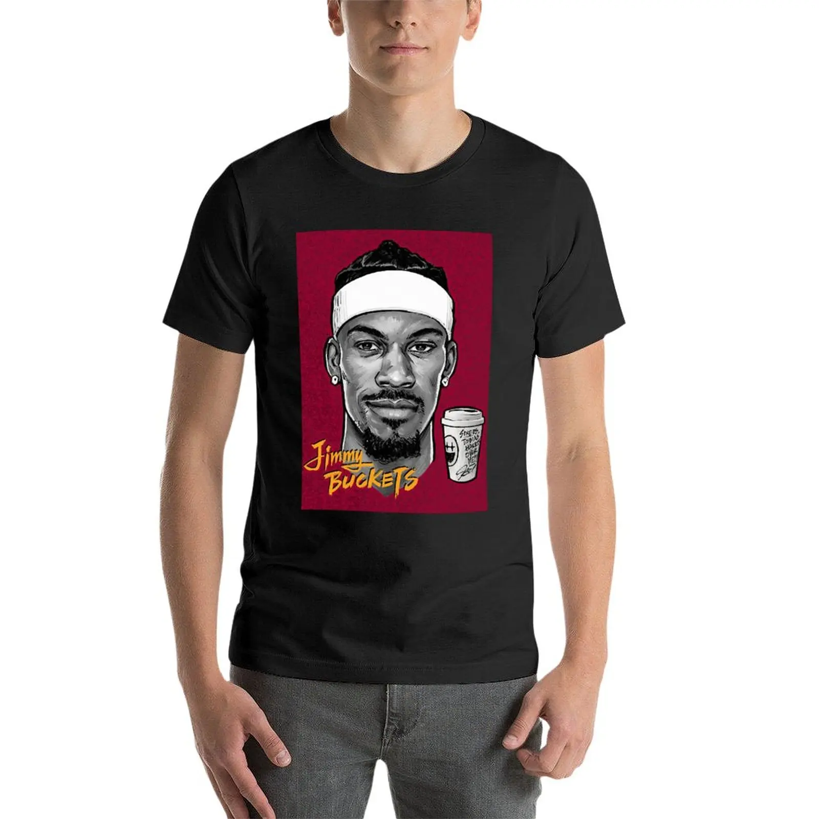 New JIMMY BUCKETS BUTLER T-Shirt vintage t shirt funny t shirts clothes for men