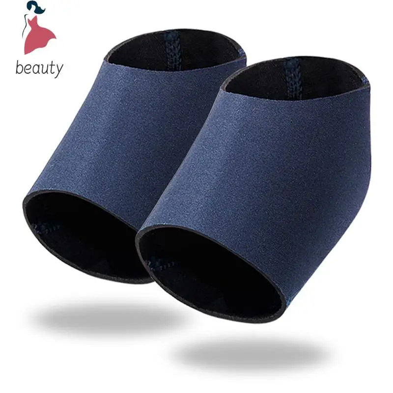 Gel Silicone Heel Protector Sleeve Heel Pads Heel Cups Plantar Fasciitis Support Feet Care Skin Repair Cushion Half-yard Socks