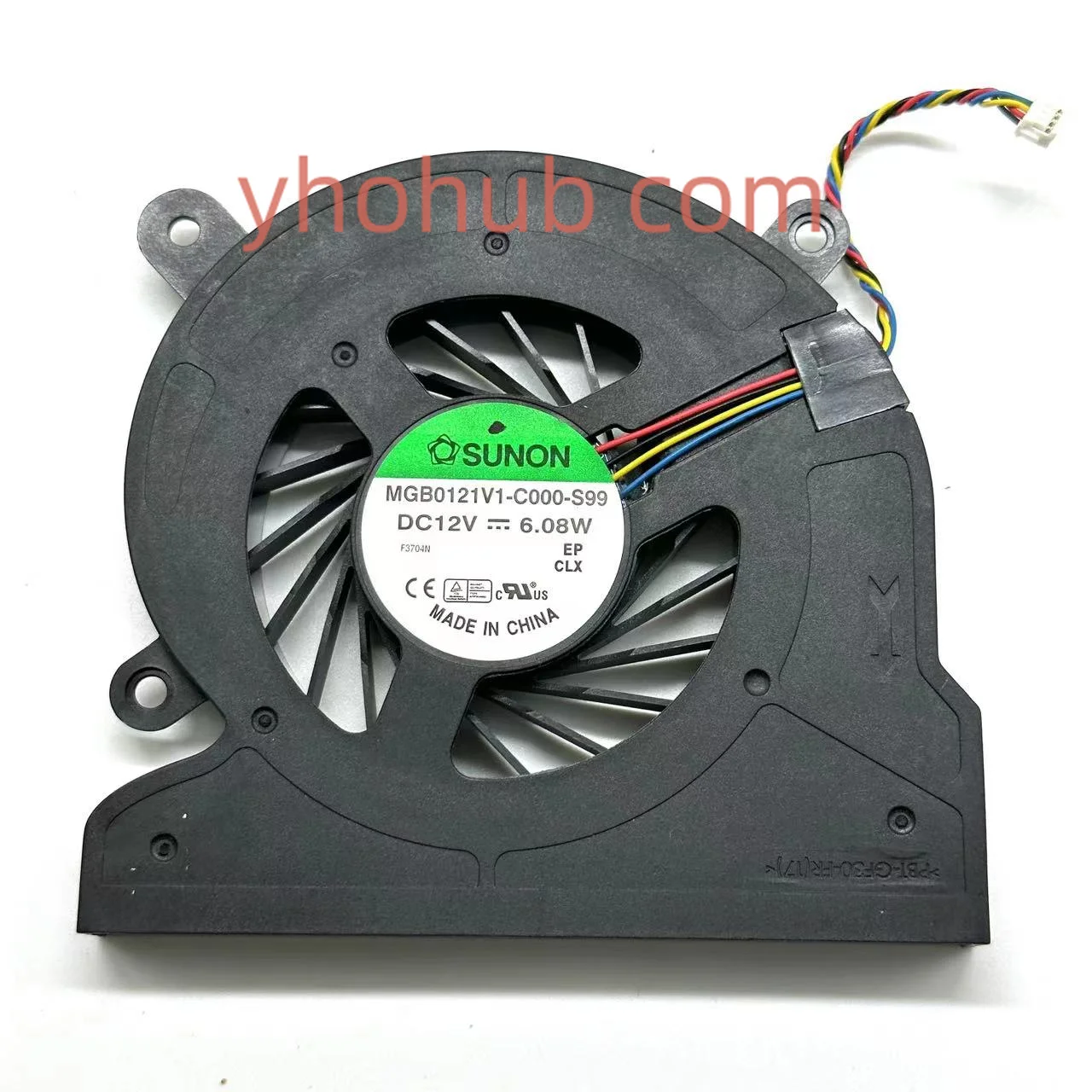 

SUNON MGB0121V1-C000-S99 DC 12V 6.08W 4-Wire Server Cooling Fan