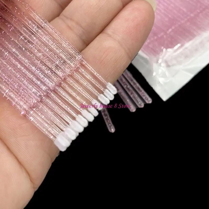 100 قطعة من مسحات القطن للإيبوكسي والمكياج، أدوات تنظيف يدوية عالية الامتصاص من الراتنج