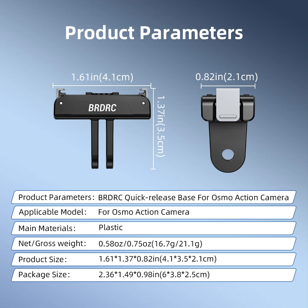 Magnetischer Adapter-Halter für DJI Action 6 5 Pro/4 3 Schnellwechsel-Basis für DJI Osmo 360 NANO Stativ-Adapter Selfie-Zubehör – Detail 9