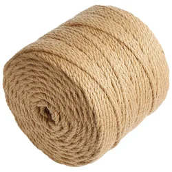 Corde en Jute Naturelle de 1mm à 10mm, Ruban Artisanal, Vintage, pour Bricolage, Fil de Ficelle, Couture, ix, Mariage, Noël, Décoration de Maison