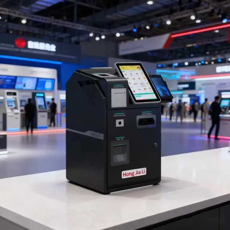 for Cash Recycler Change Machine Kiosk With RFID Dispenser and Coins Acceptor Self Service Cash Payment Kiosk