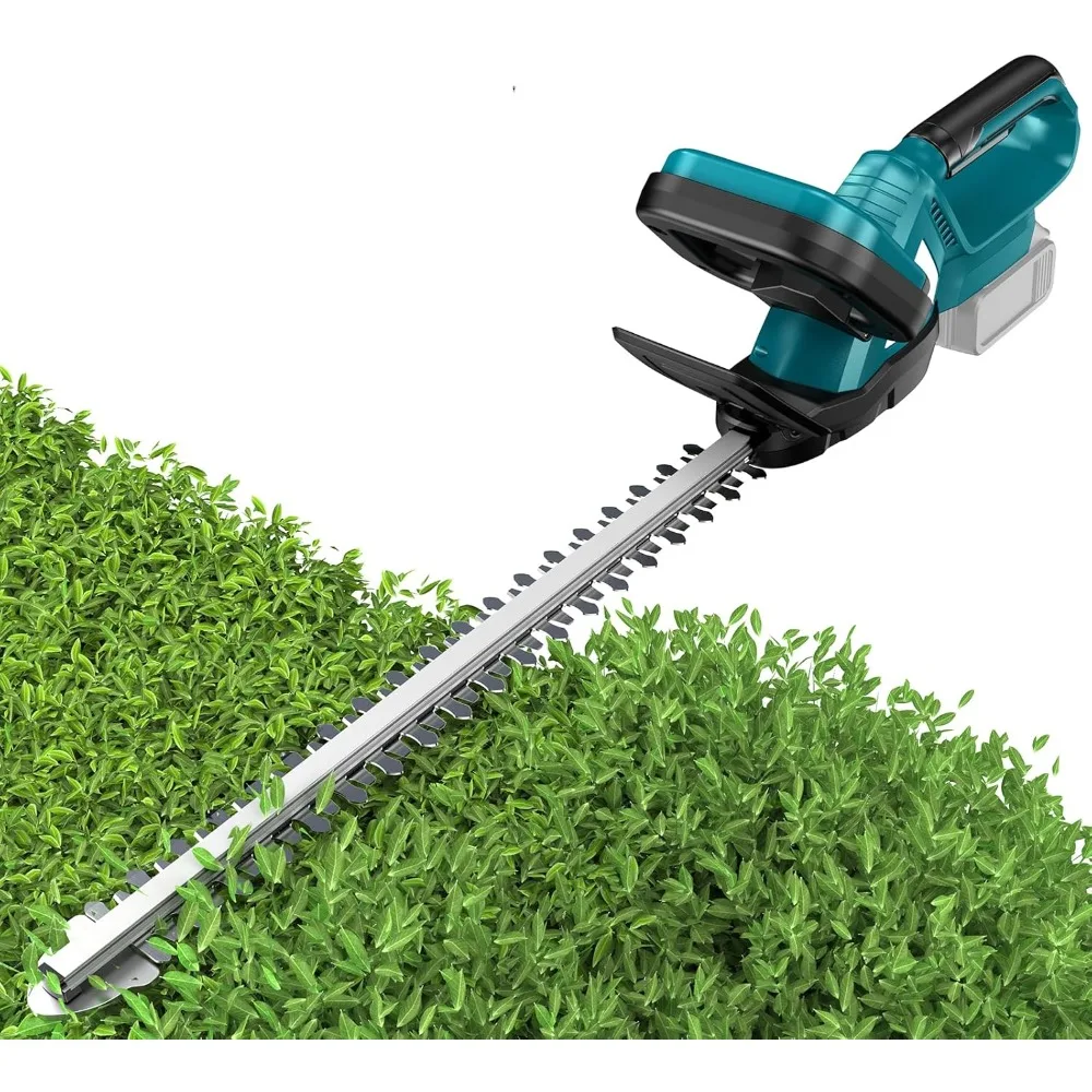 

Cordless Hedge Trimmer, Electric Bush Trimmer 22 Inches Dual-Action, 3/4" Cutting Capacity Handheld Shrub Pruning Trimmer