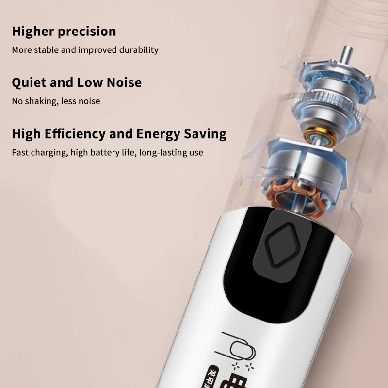 Taladro Inalámbrico para Uñas [JN] 35000 RPM, Cortador de Manicura, Reparación de Uñas, Fresadora de Pedicura, Pulidor, Lima de Uñas Recargable por USB