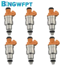 6X For Wrangler Cherokee YJ 1987-1998 I6 4.0L Car Accessories Fuel Injectors 33007127 53003956 FJ26 FJ124 53030343 53030343AB