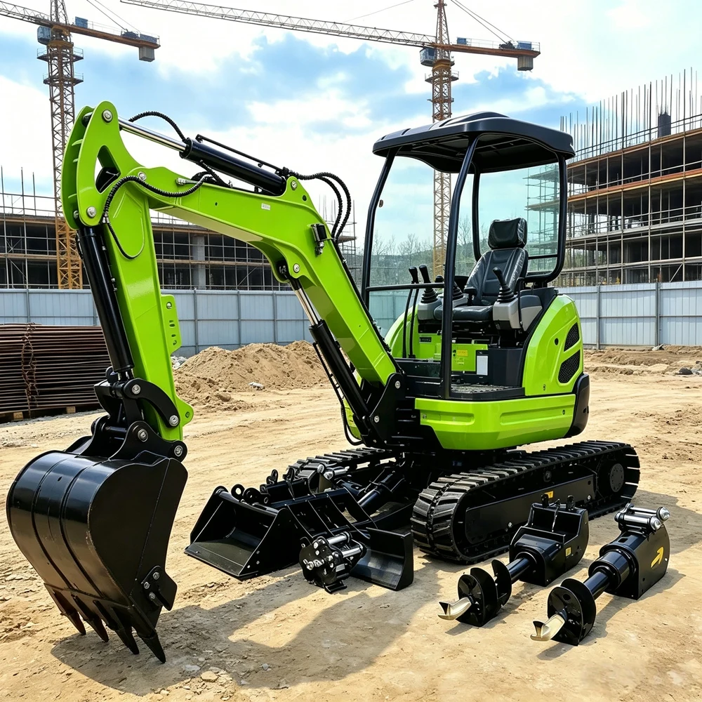 Mini Excavator 1.8Ton With Kubota Engine And Thumb Clamp Can Be Added For Construction Farm Tools Graafmachine Escavadora Sale
